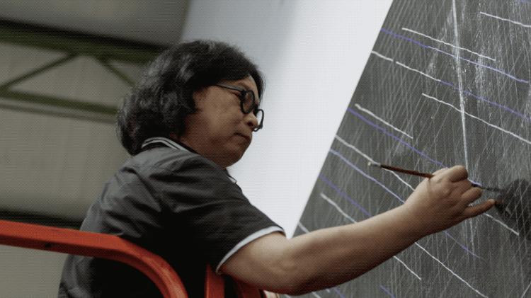 一横一竖，他画了34年