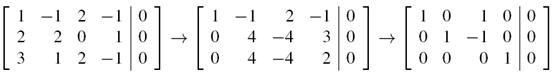 线性齐次方程组的运算,线性齐次方程组求解过程