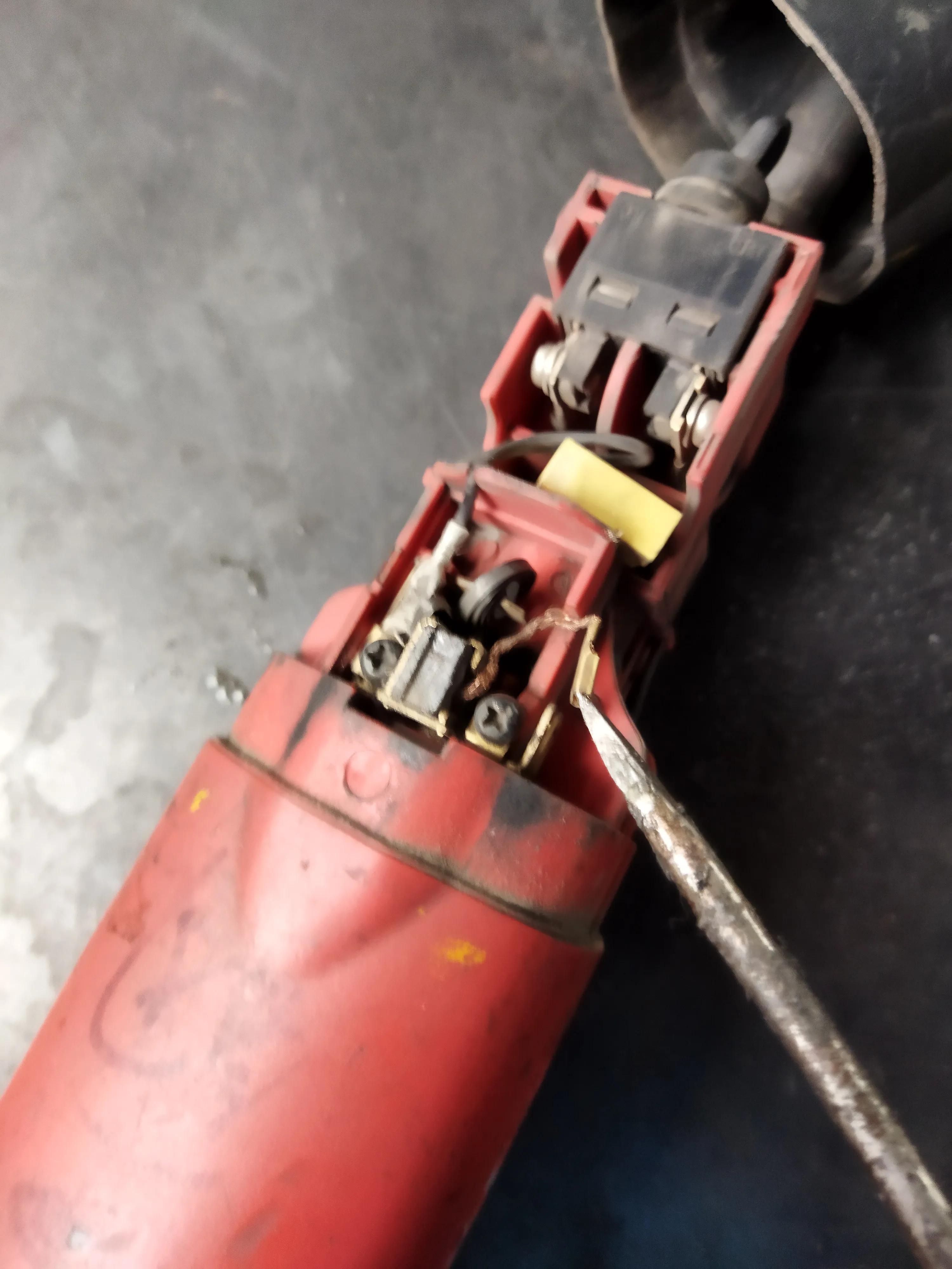 锐奇角磨机改装调速,角向磨光机更换碳刷