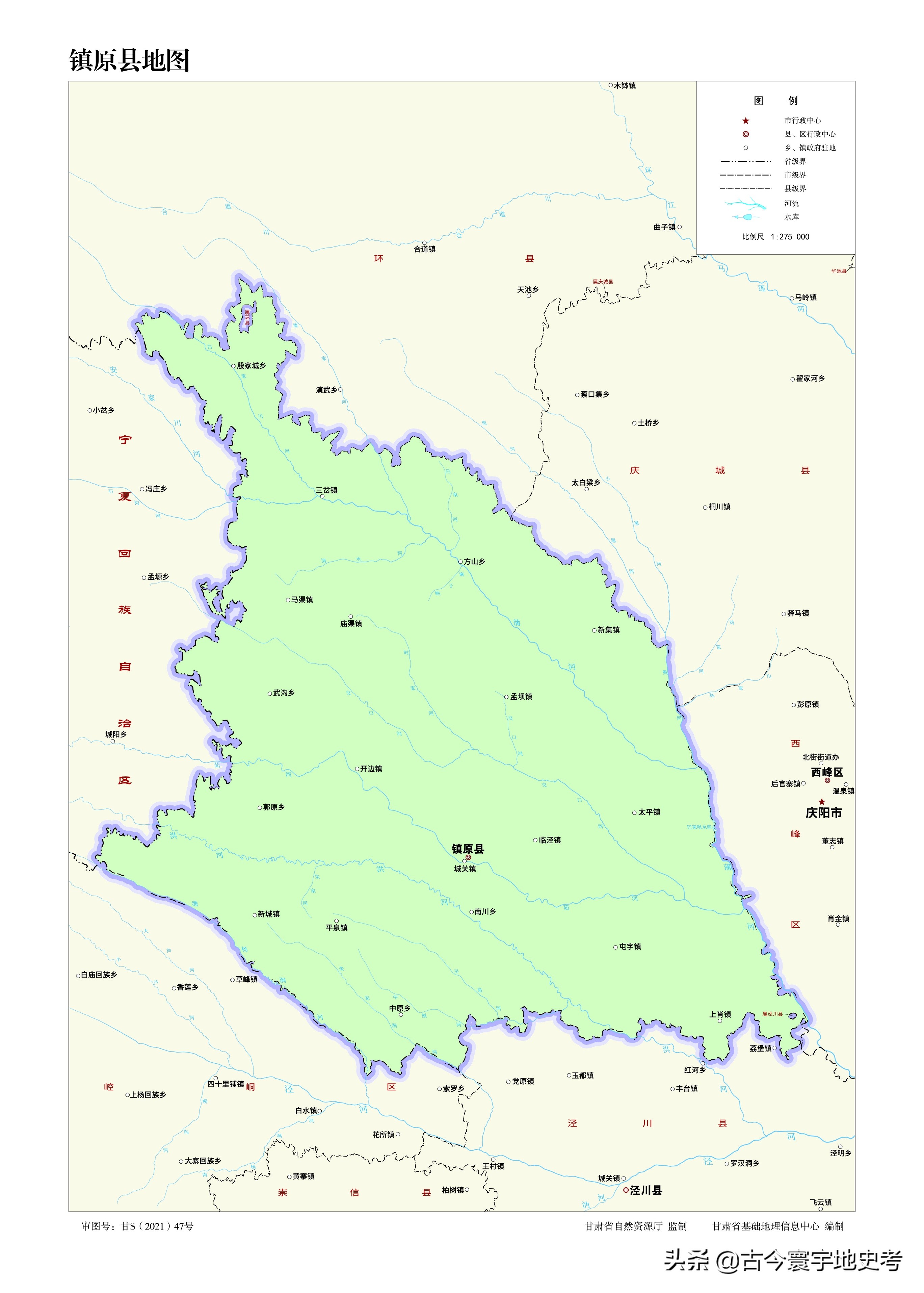 甘肃省各市州县地图,甘肃省旅游交通地图