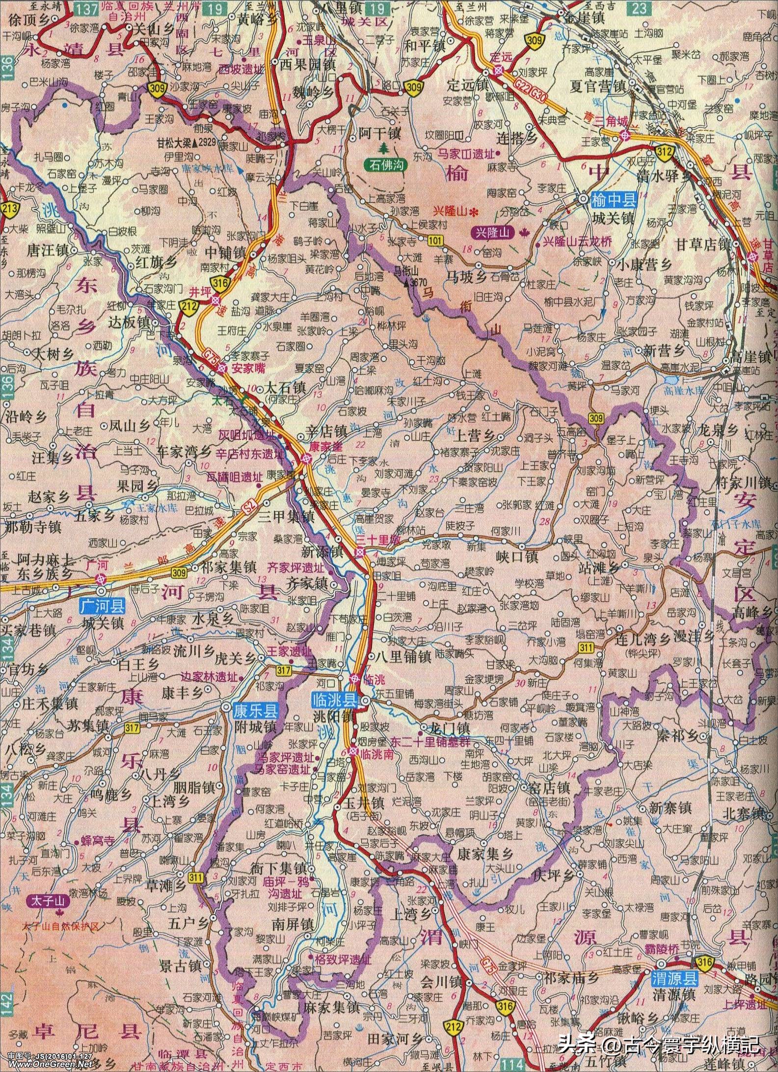 甘肃省平凉市行政区划代码是多少,甘肃省县级行政区划地图