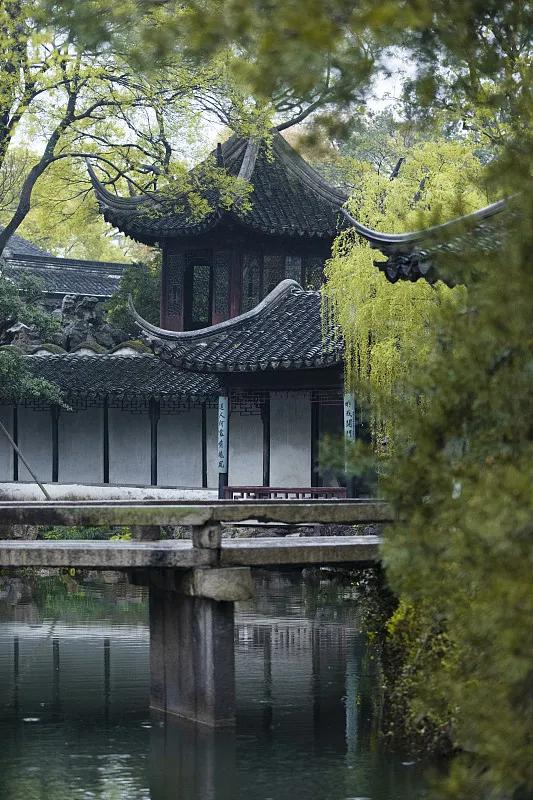 苏州园林美景图集赏析,苏州园林是中国江南园林的代表