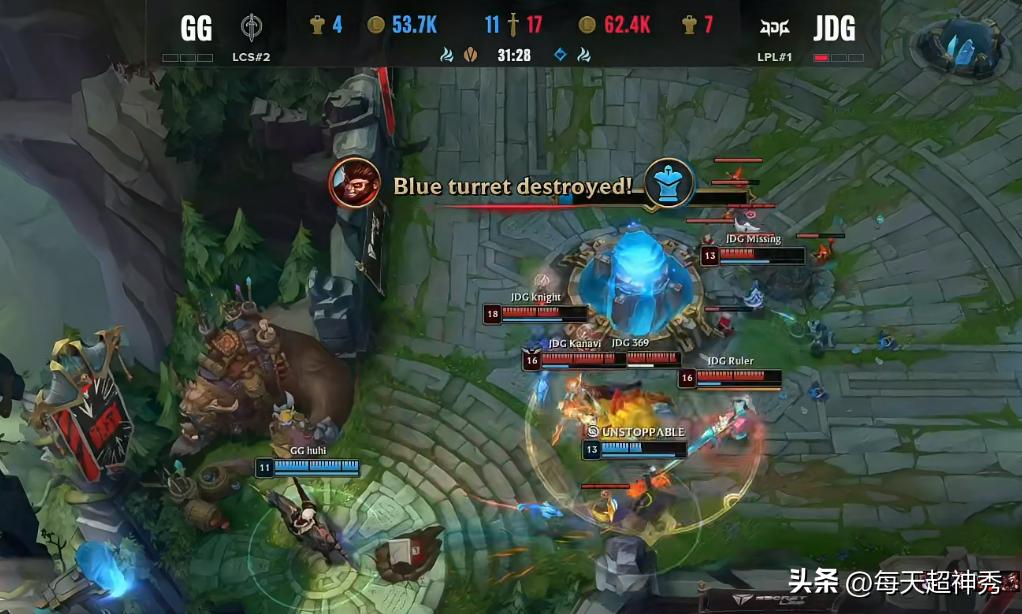 jdg第四局kanavi精忠报国,jdg战胜blgkanavi视角