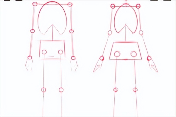 漫画人体结构怎么画好看,动漫人体怎么画简单零基础