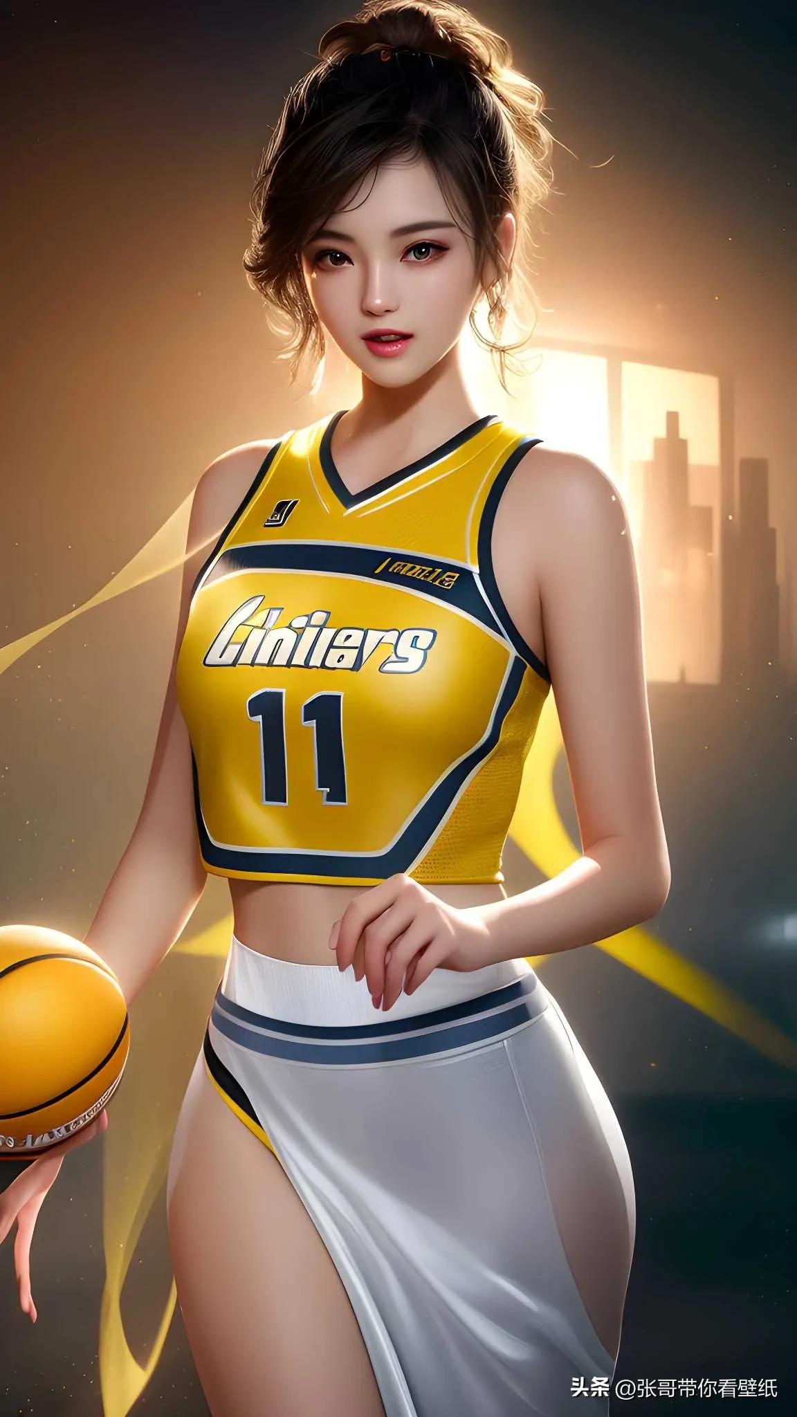 ai绘画篮球女孩,ai绘画篮球队