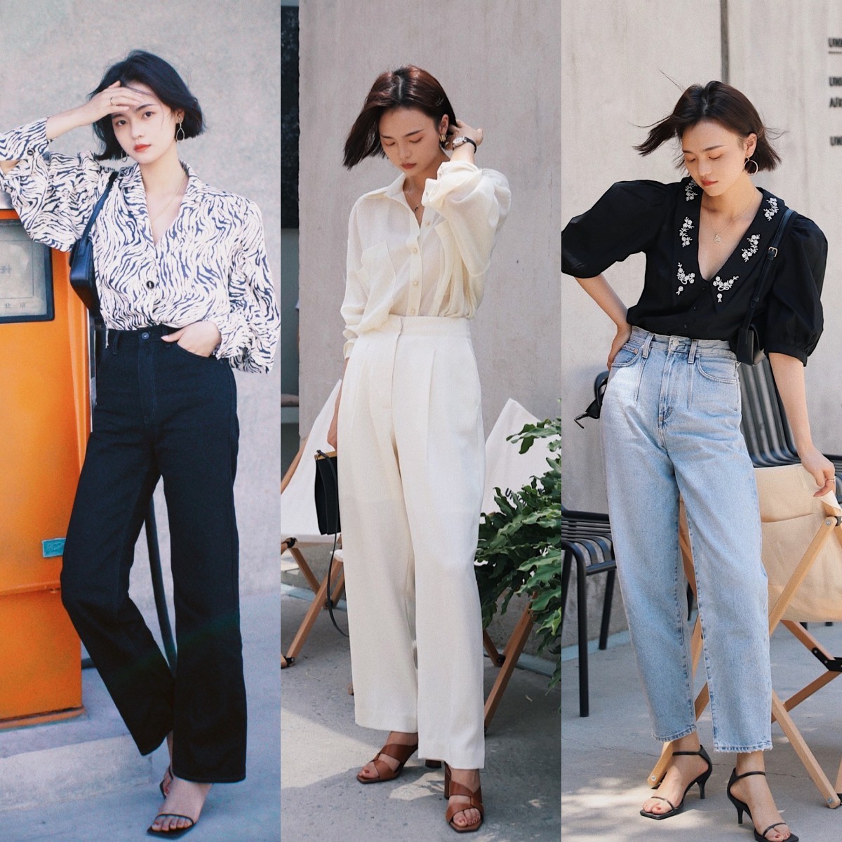 日本时尚博主富冈佳子春夏穿搭,范思哲春夏时尚博主