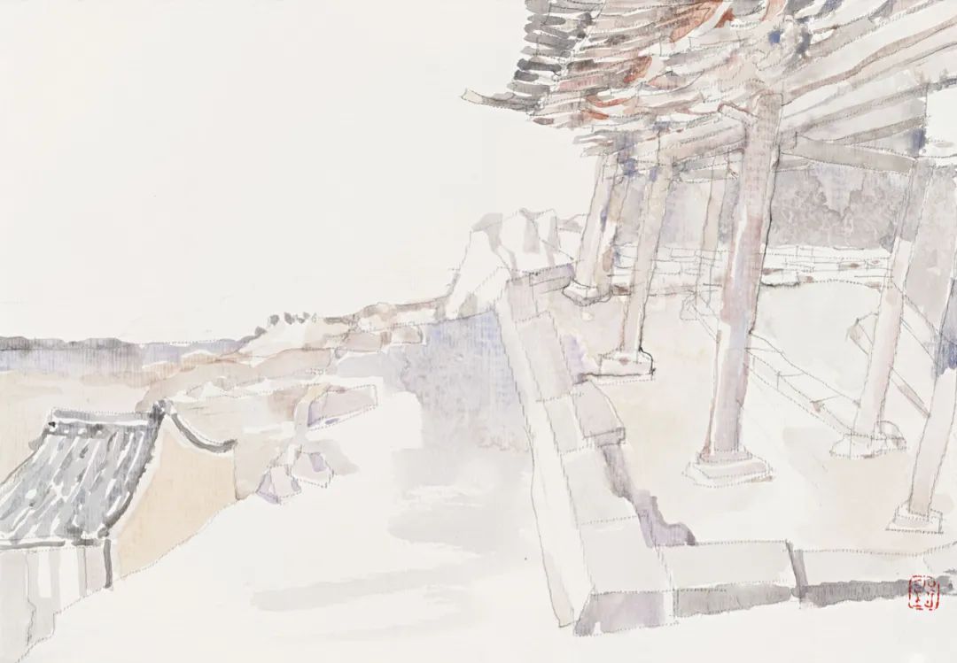 刘筱静山水作品欣赏,刘筱静水墨画作品欣赏