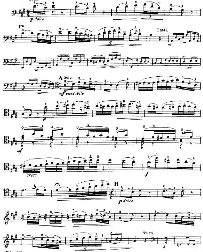 拉洛d小调大提琴协奏曲简介,拉罗大提琴协奏曲d小调