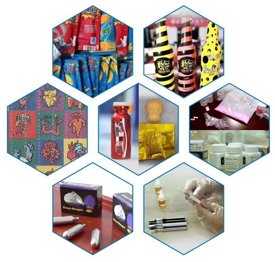 “奶茶”“邮票”“跳跳糖”……新型*品毒**有多善于伪装