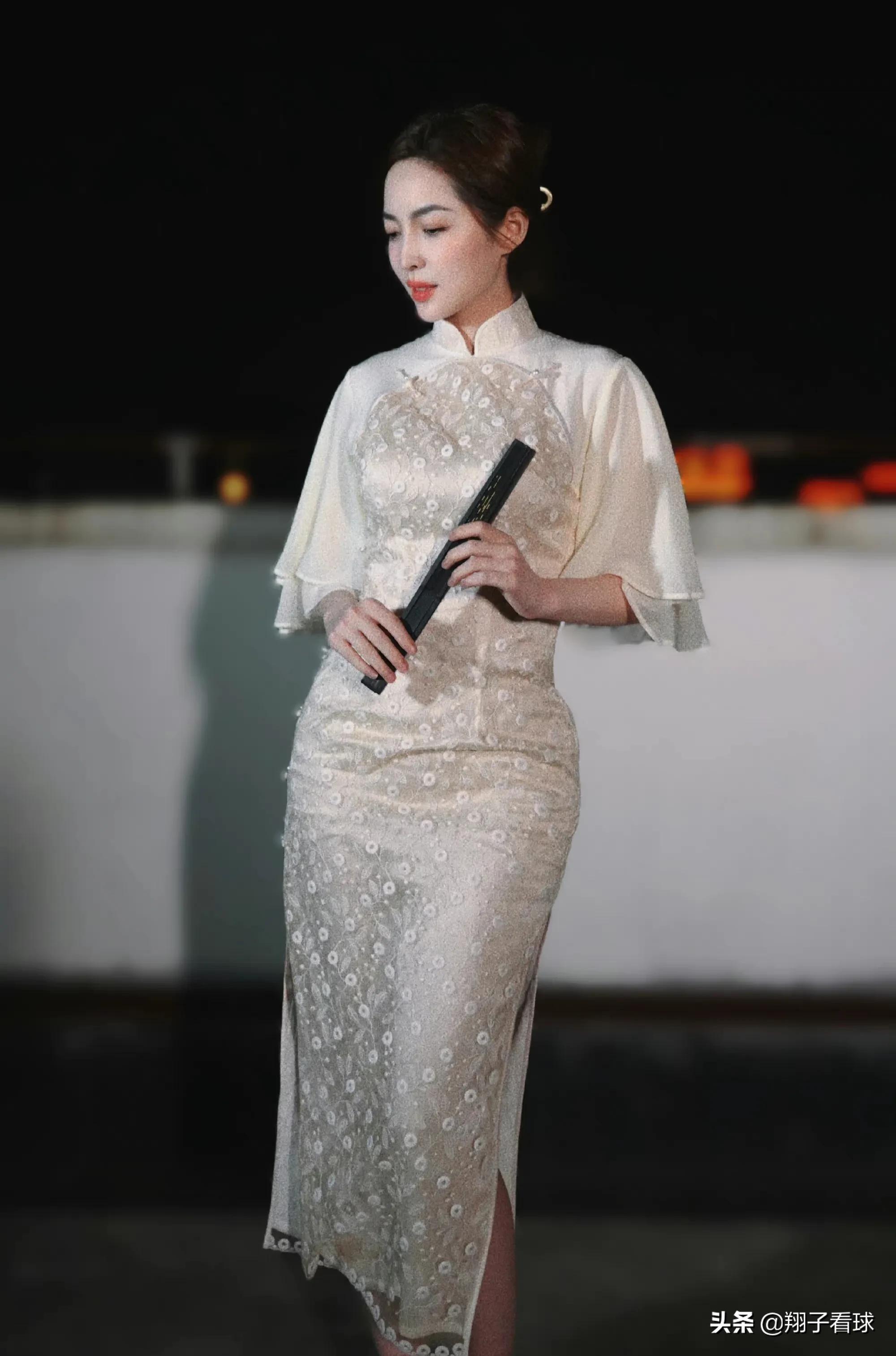 最美裁判王钟瑶旗袍,最美裁判王钟瑶