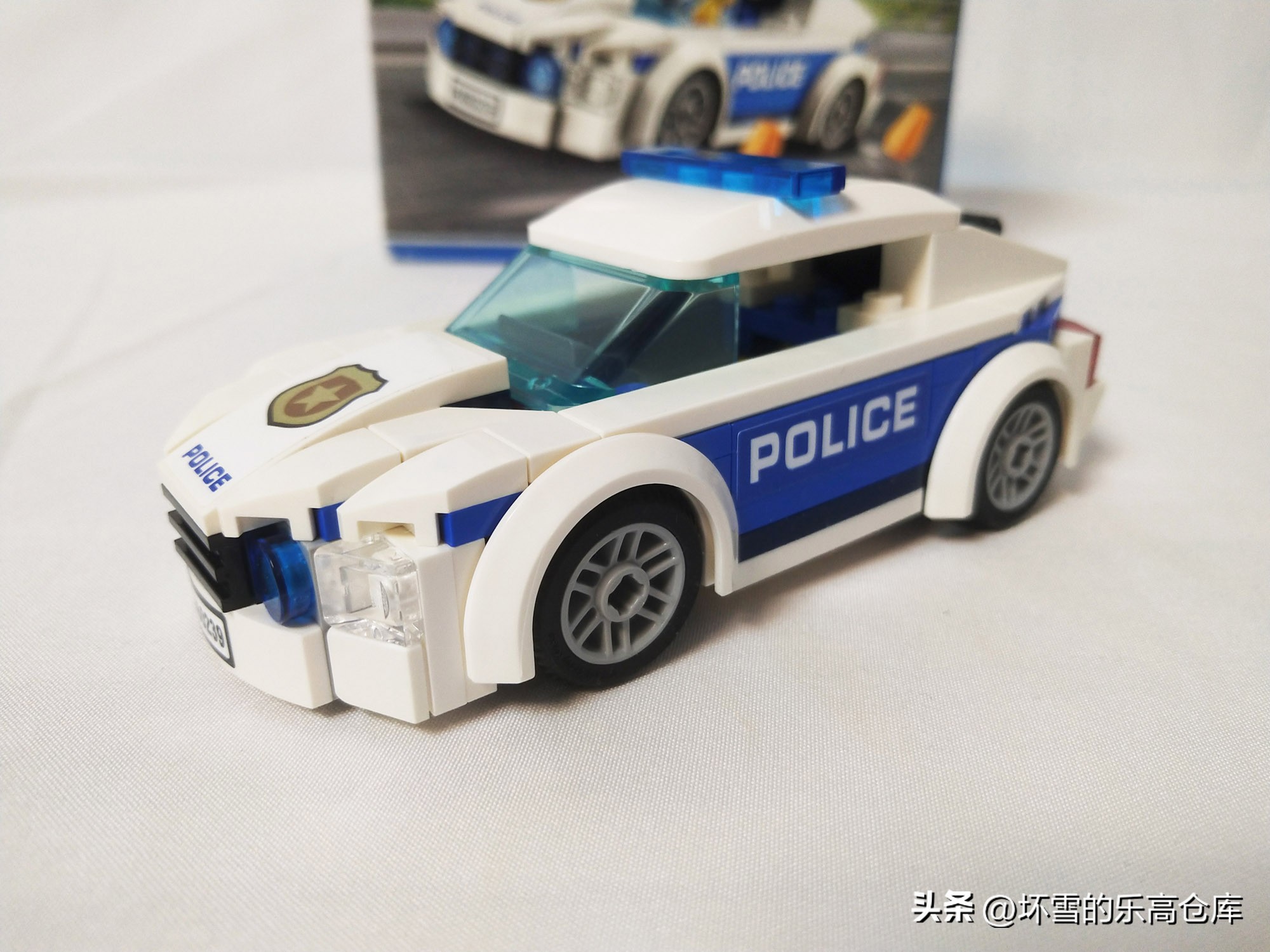 你喜欢乐高吗,乐高最简单的警车巡逻车