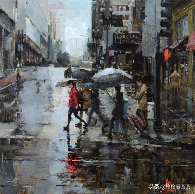 充满意境的朦胧油画印象派,比较好的油画色彩风格