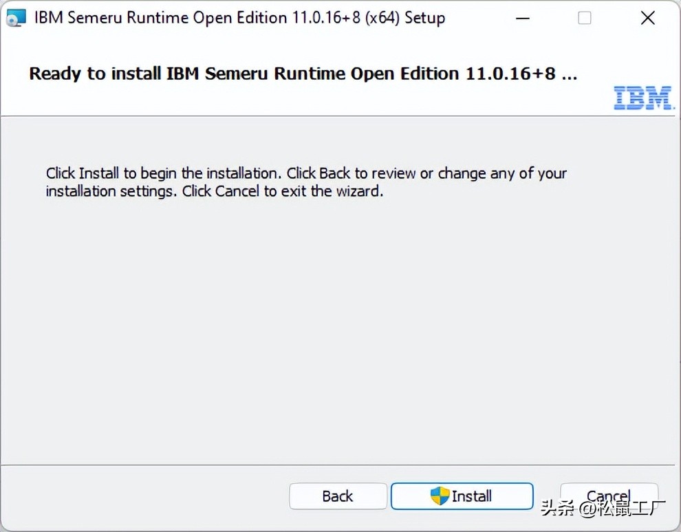 IBMSemeruJDKWindows下的安装