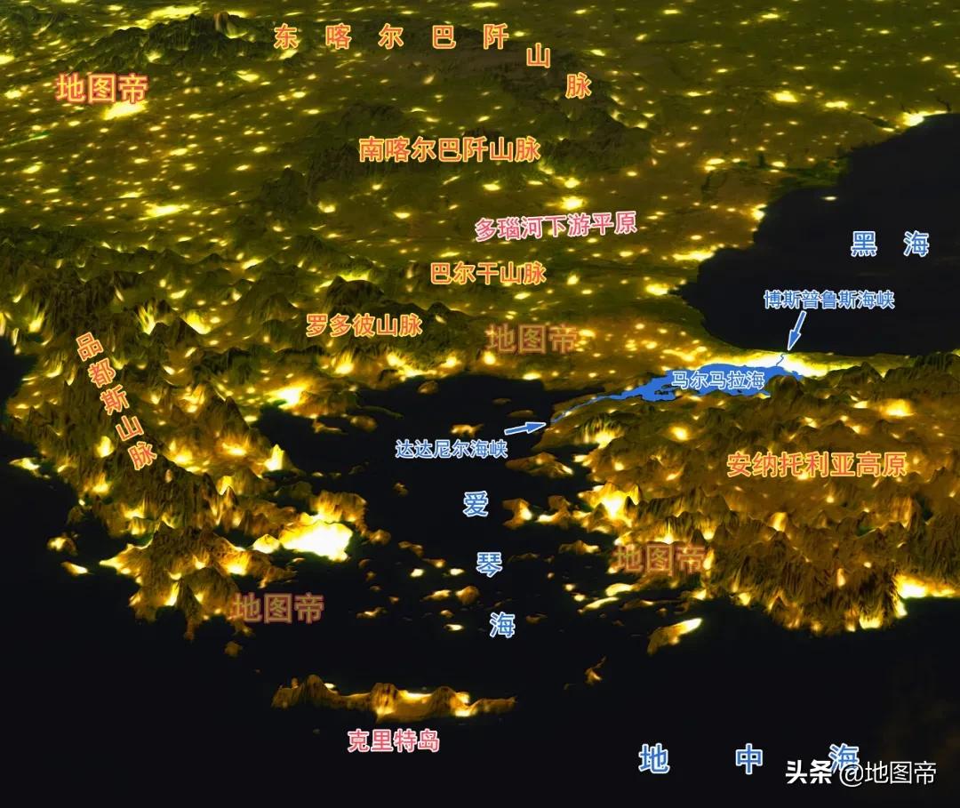 希腊如何用十三段线，把6倍大的土耳其堵在陆地上？