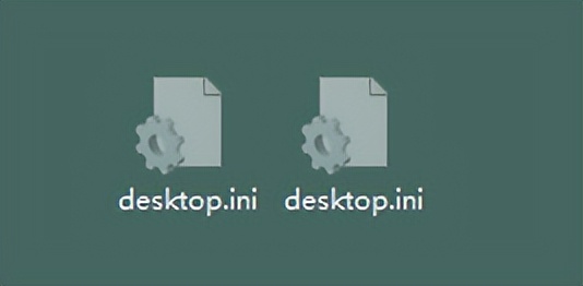 桌面上的desktop.ini怎么隐藏,桌面出现两个desktop.ini文件