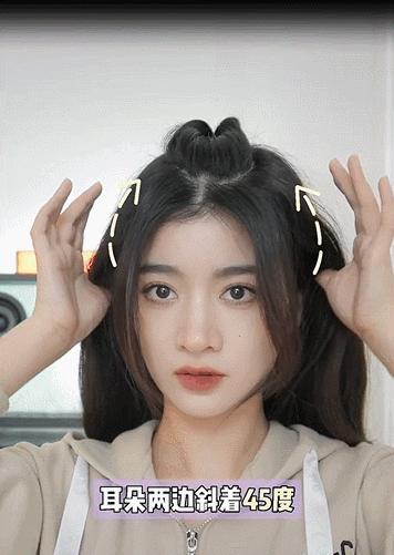 别再披头散发了教你一招秒变女神,今年别再披头散发了三款减龄发型