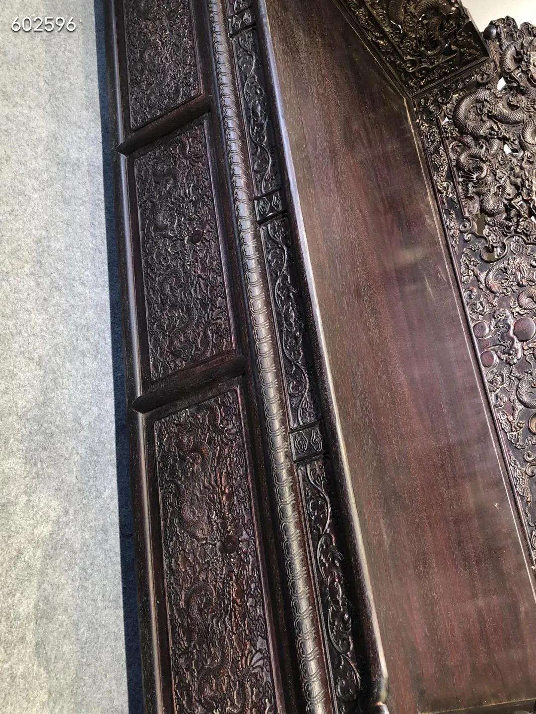 小叶紫檀罗汉床龙床,红木小叶紫檀罗汉床