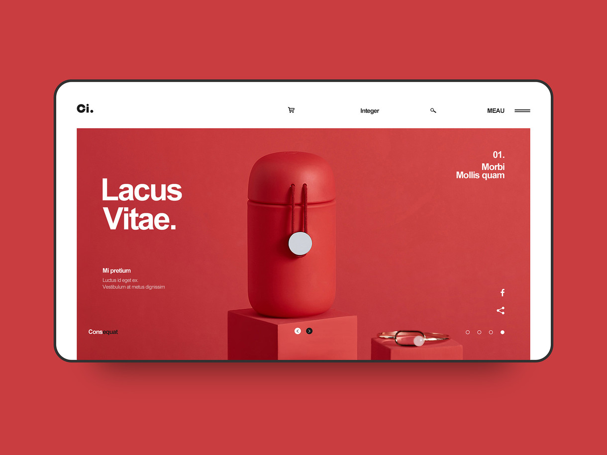 惊艳网页(1):数码智能硬件电子科技类网站首屏