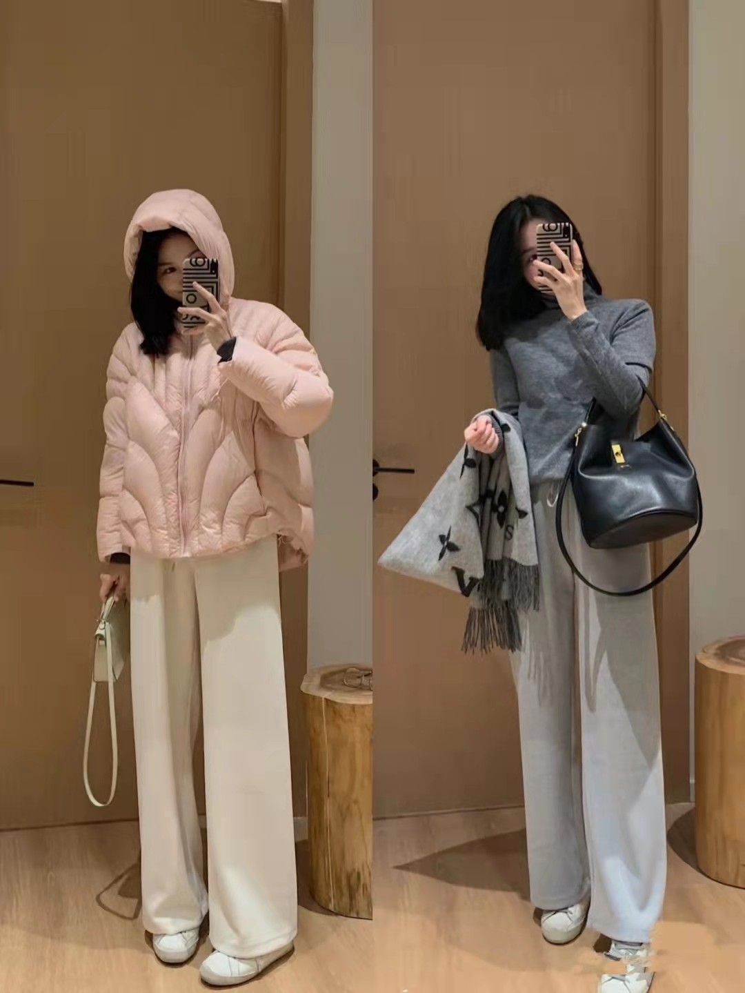 修饰腿型推荐冬季裤子,适合粗腿的宽松垂感裤子