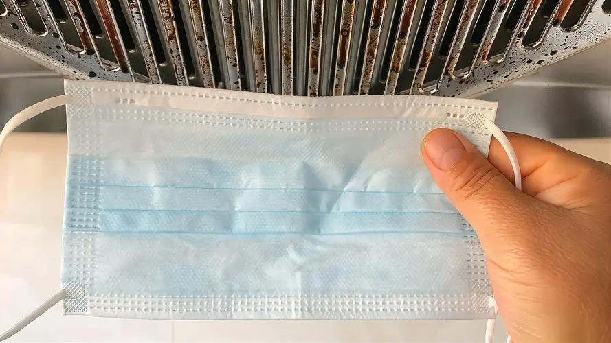 一次性口罩可以用来清洗油烟机,用口罩清洁油烟机的小窍门