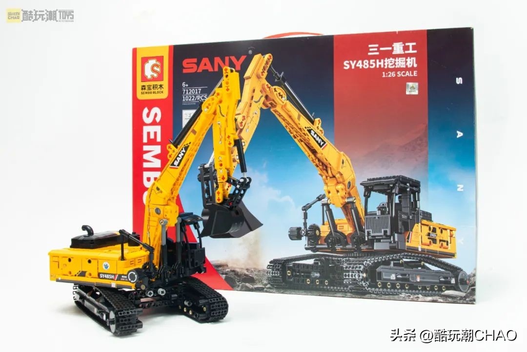 森宝积木三一重工系列拼搭视频,森宝积木三一重工吊车拼装视频