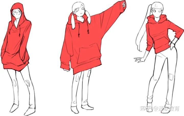 怎么画中性服装,服装怎么画简单又好上色