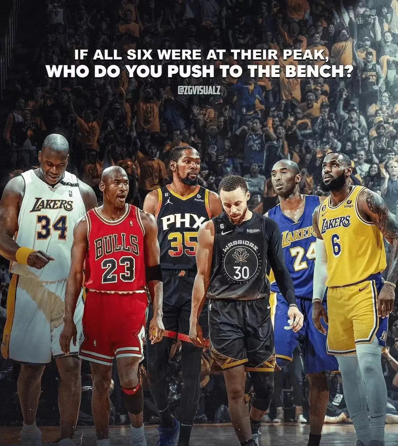 乔詹科鲨杜库选替补,巅峰詹韦和巅峰杜库