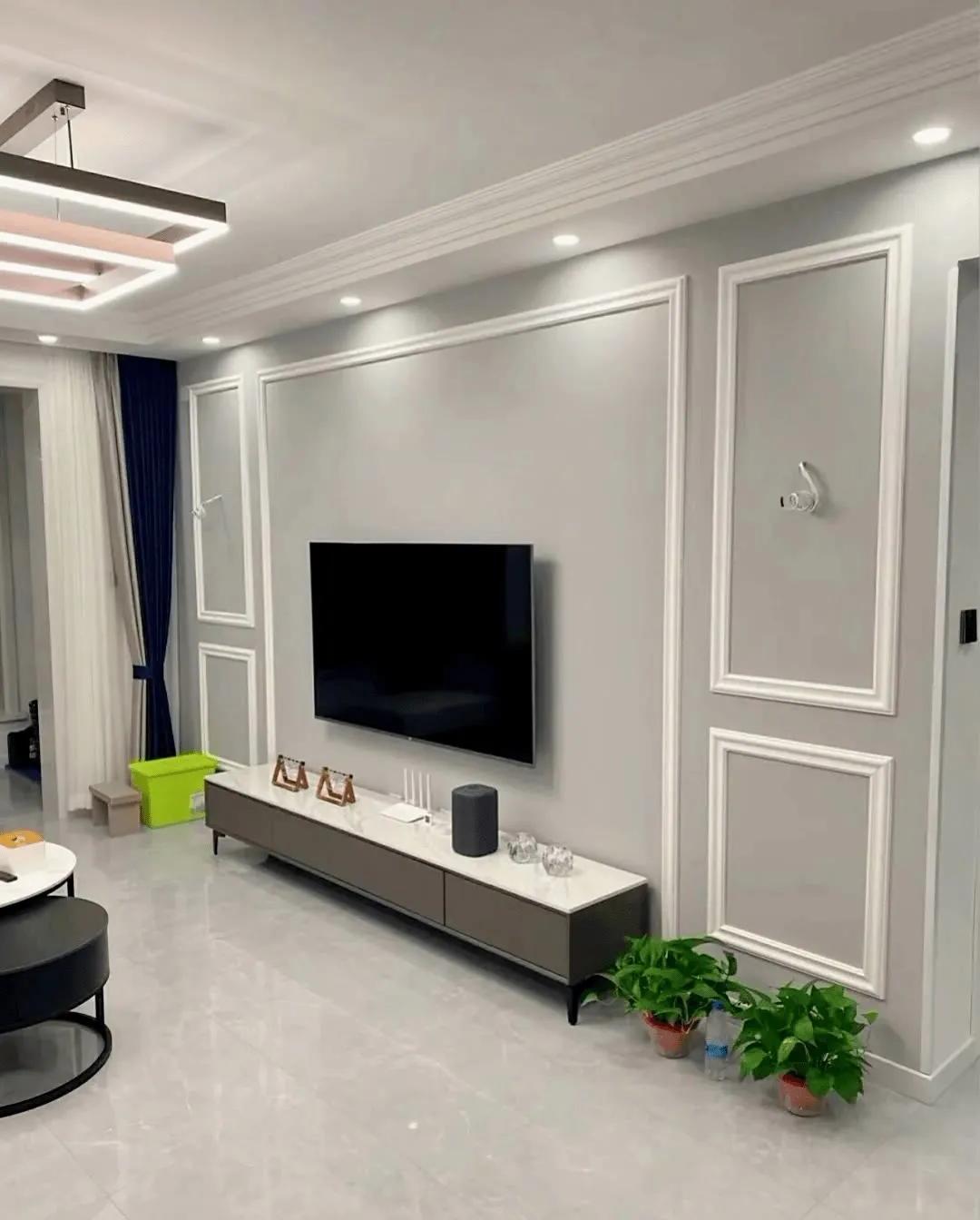 沙发背景墙简单大方好看,30款最新背景墙设计