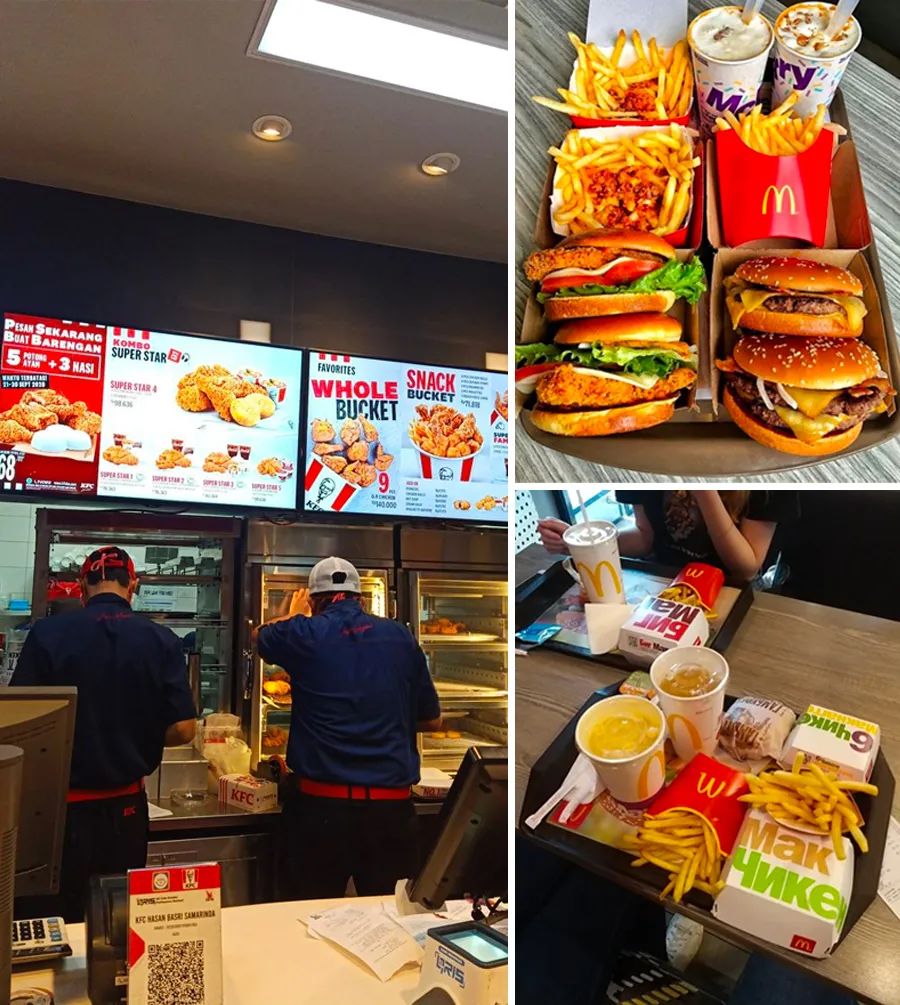 怎样画可爱的汉堡套餐,儿童画美味的披萨