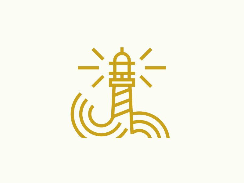海洋logo设计图及效果图,海洋波浪标志logo设计