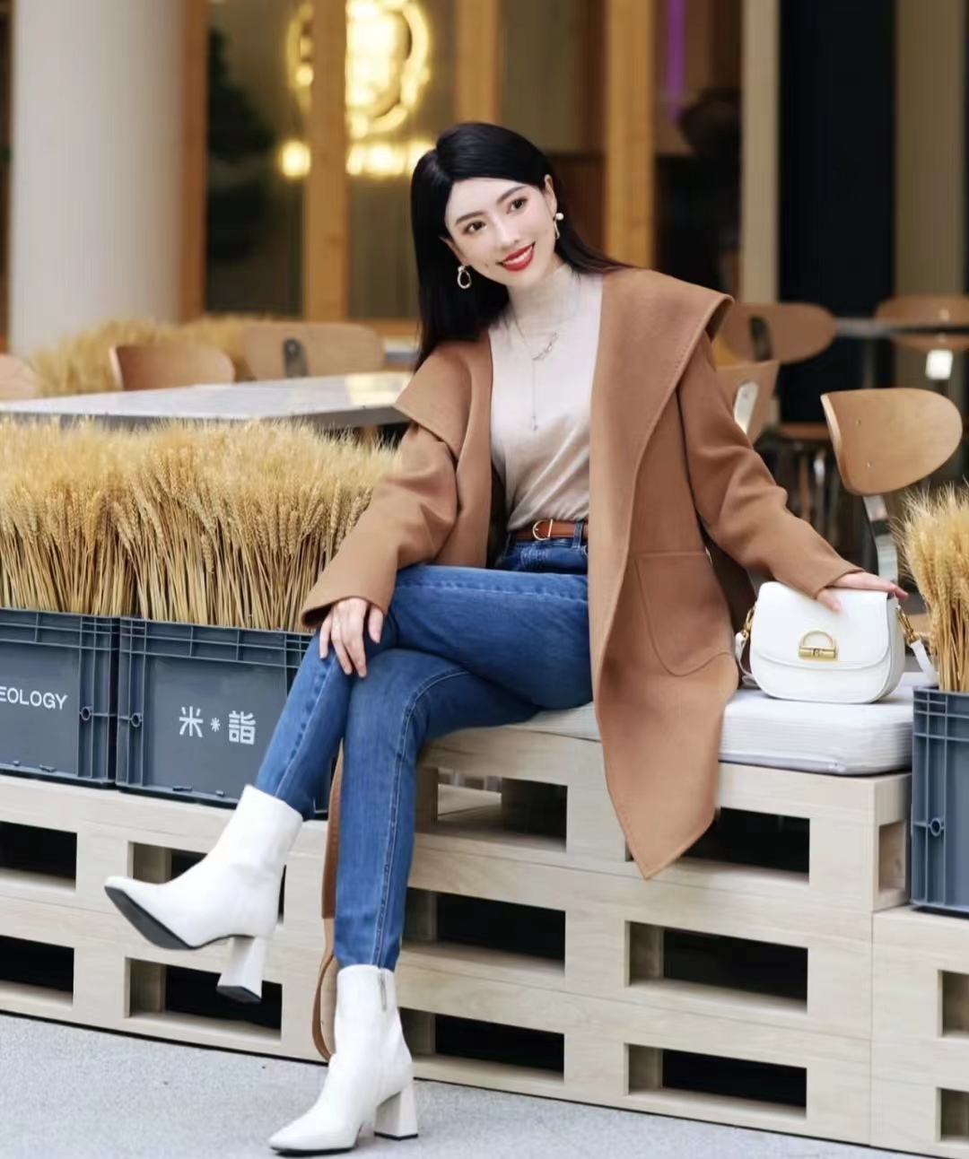 大衣30种穿搭方法,秋冬实用保暖大衣穿搭图片