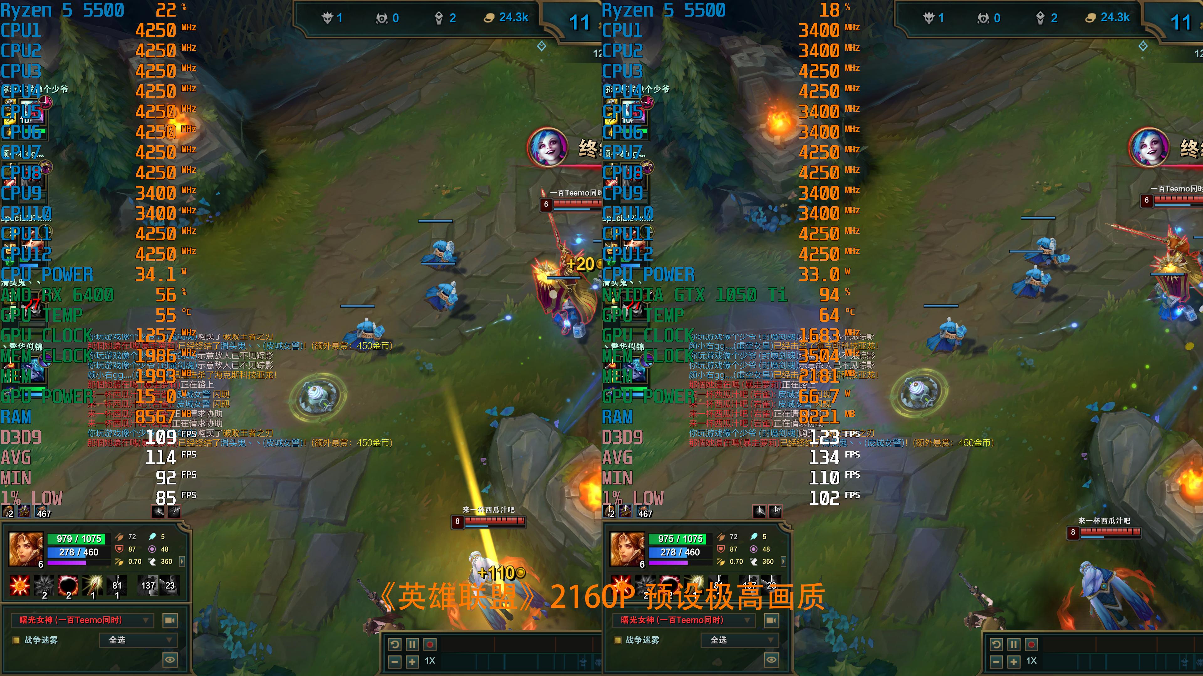 全新千元亮机卡怎么选，RX6400对比GTX1050Ti实测告诉你