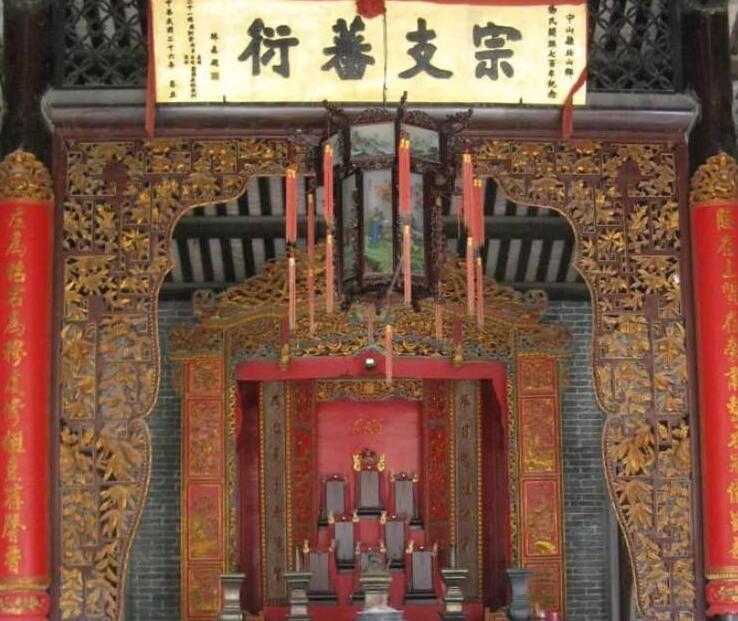 祠堂匾额上的“岩牌”是什么意思？