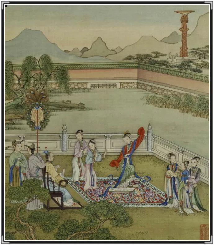 清冷枚仕女图绢本,清冷枚简介