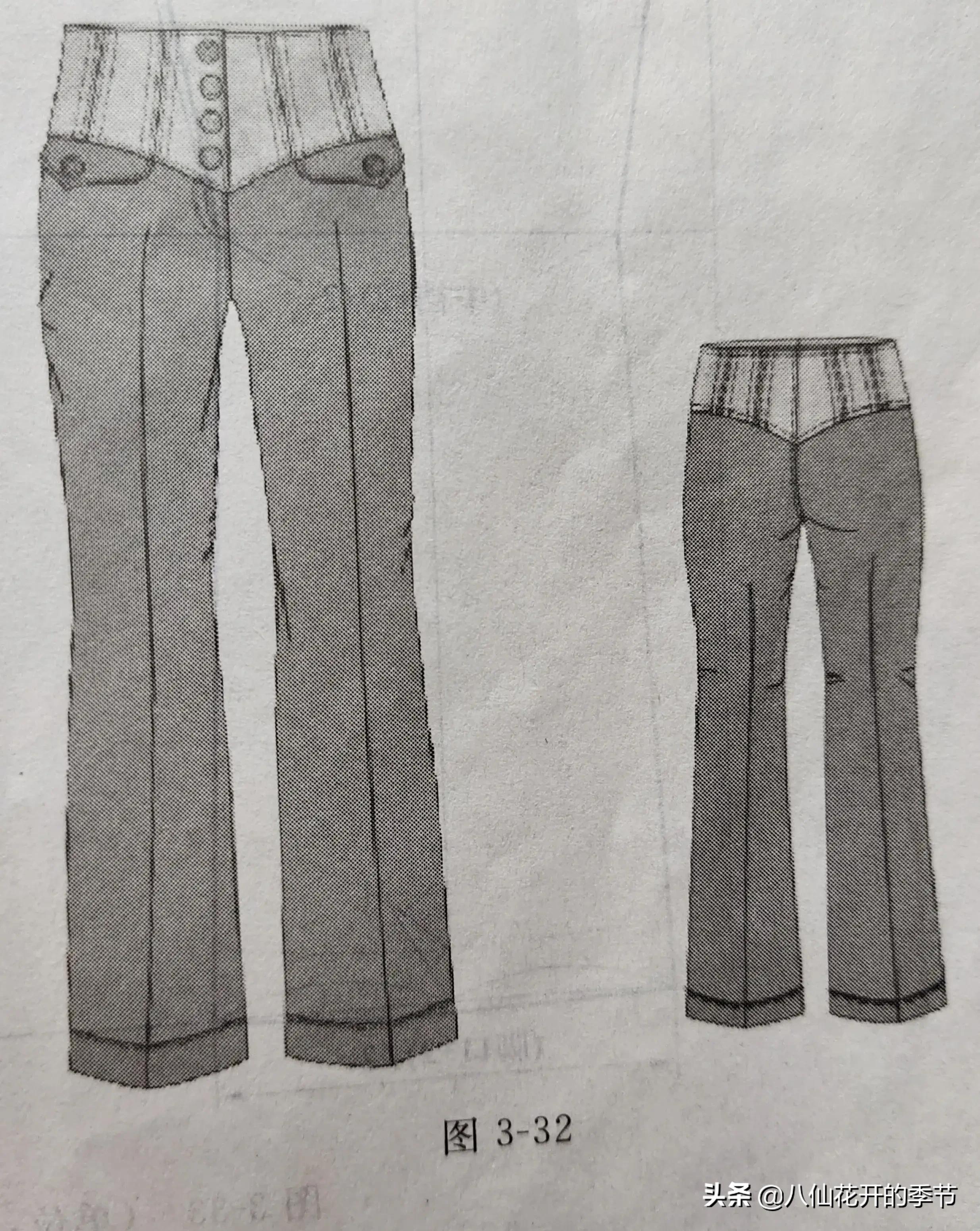 零基础裁剪裤子带公式图片,零基础裁剪裤子的全套教程