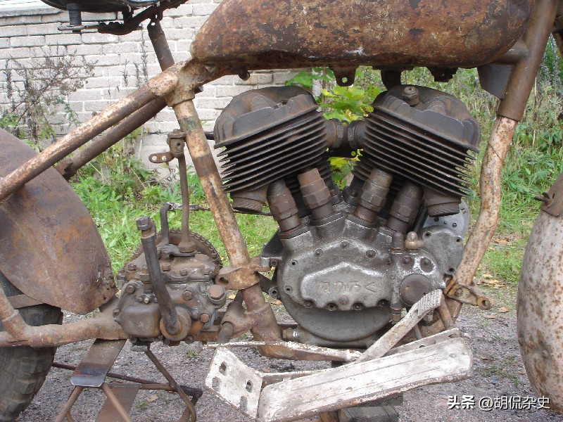 95式军用摩托,日军挂式摩托车