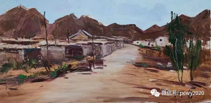 平川野麻滩岩画,东北专门画野草的画家