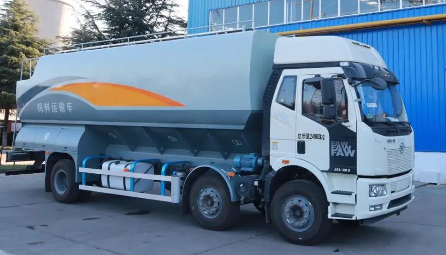 散装饲料运输车租赁,散装饲料运输车配置