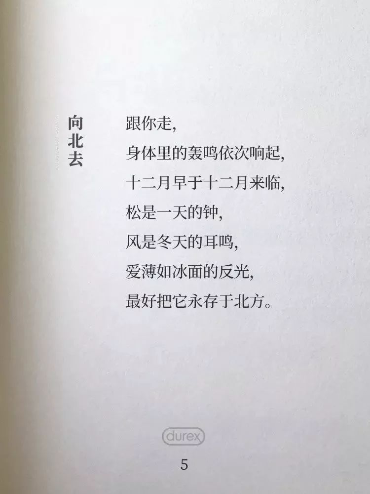 杜蕾斯最新诗词,杜蕾斯夏天的诗集