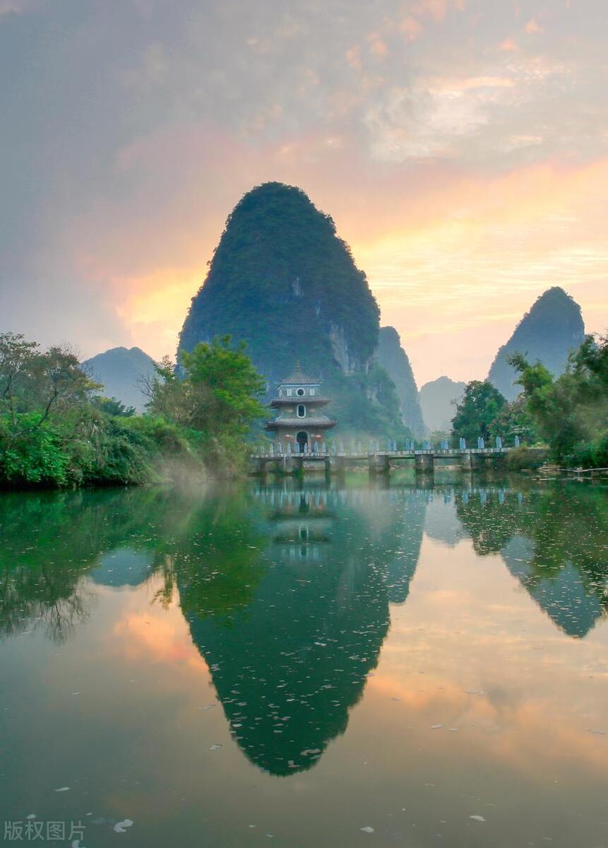 广西农村山水田园美景,广西7处山水田园风光