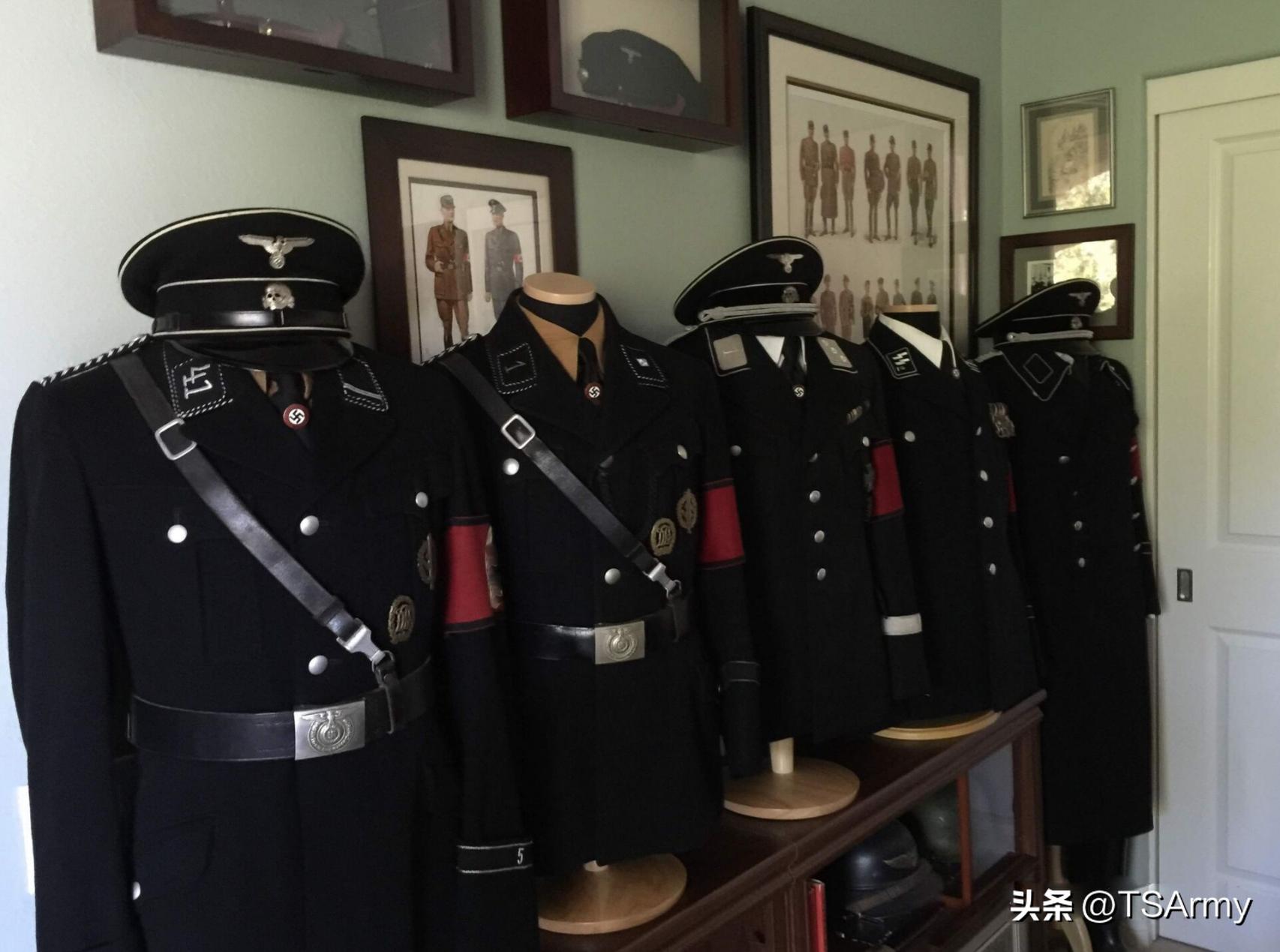 二战德国*党**卫军士兵，最注重的九件物品，骷髅指环是最高荣誉