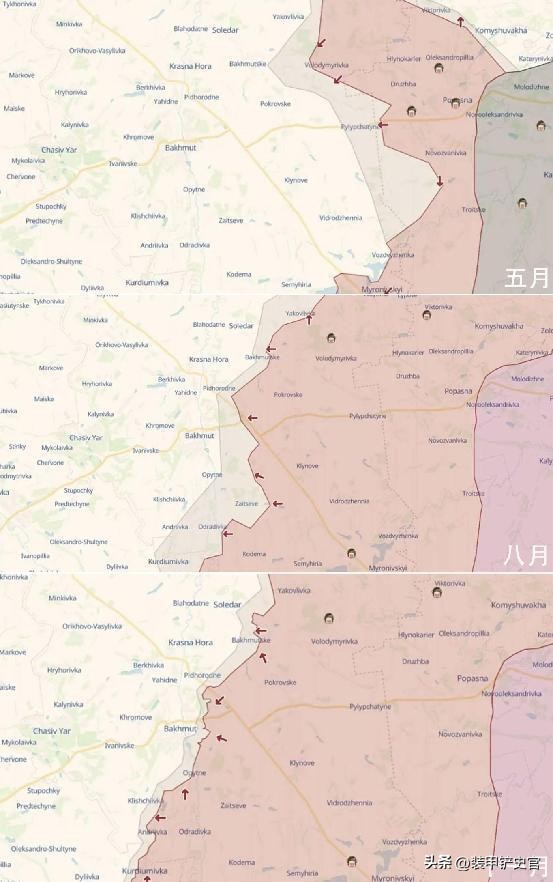 巴赫穆特绞肉机伤亡情况,反复拉锯