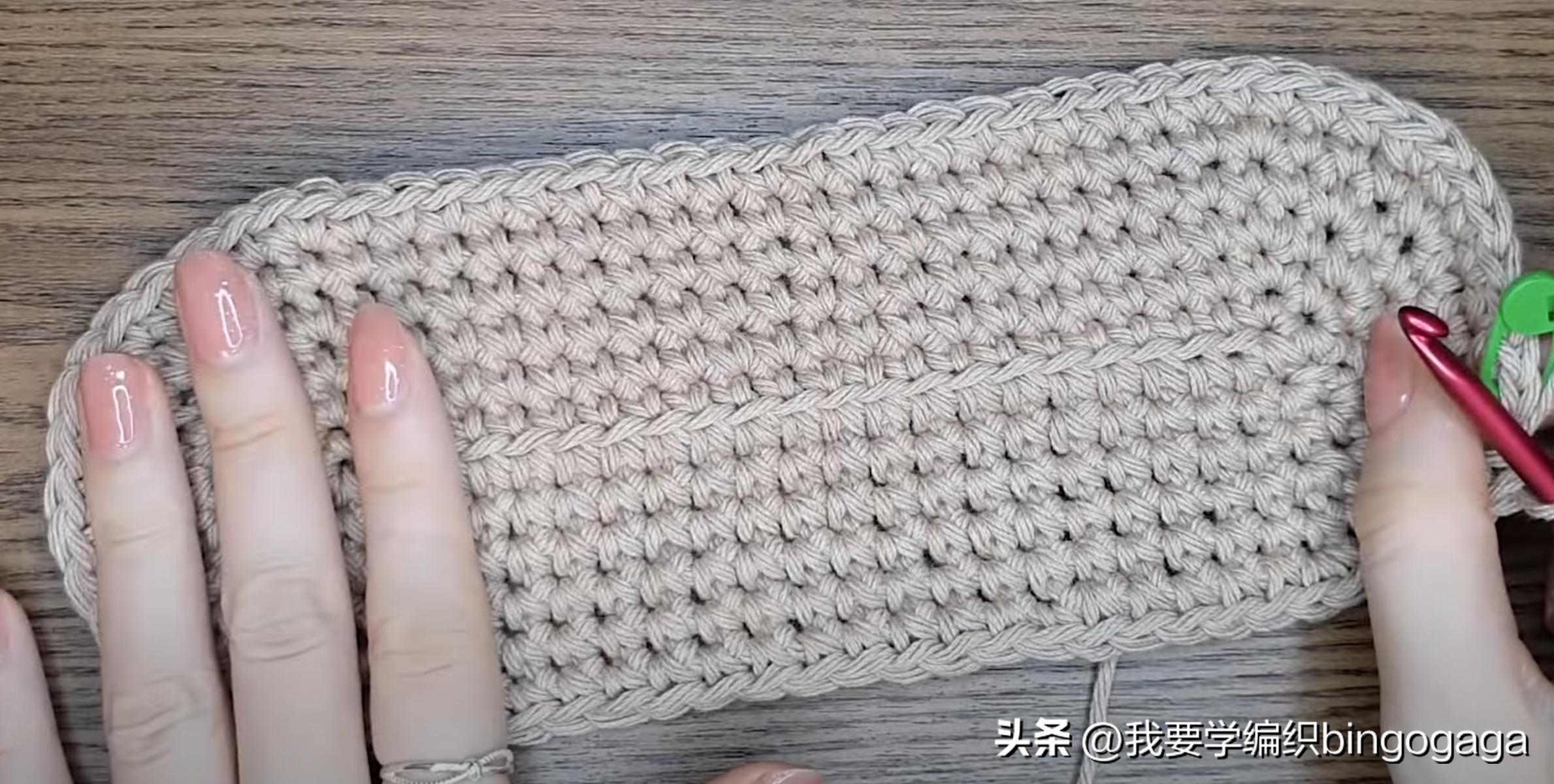 百搭时尚美人包编织教程,祖母方格包包的编织教程