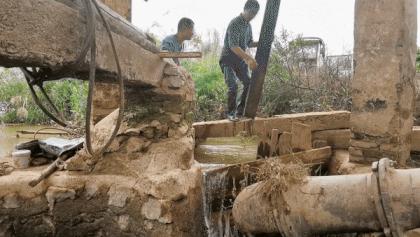 不用电的环保水泵,废弃水泵