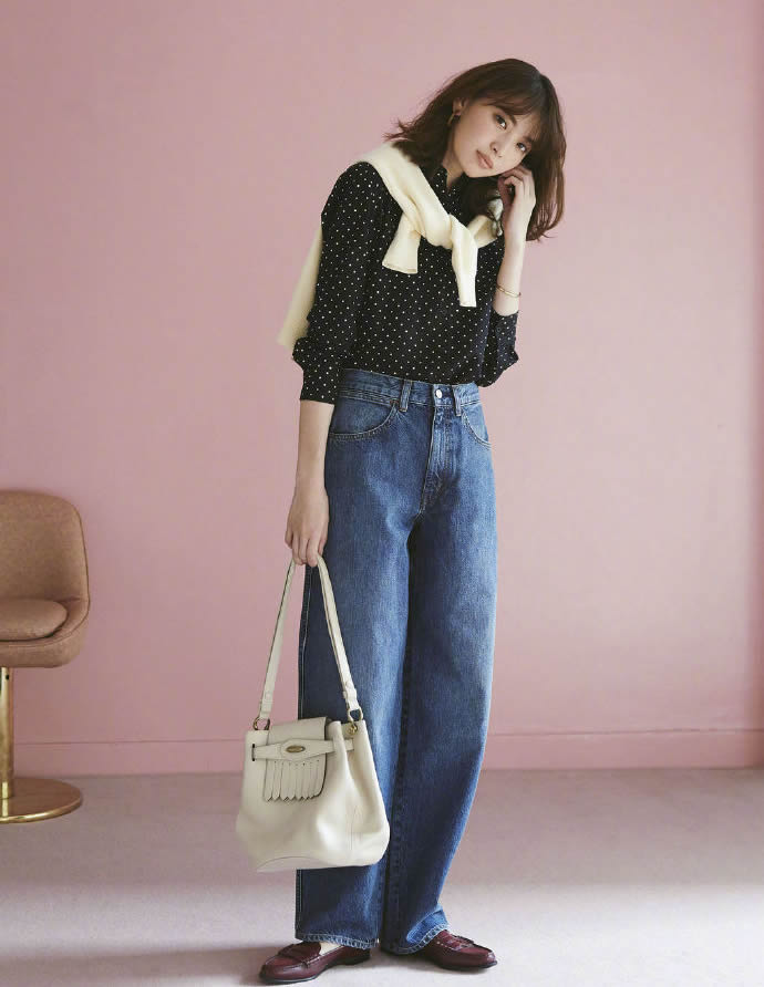 一年四季窄版阔腿裤穿搭,吊打穿搭一整套