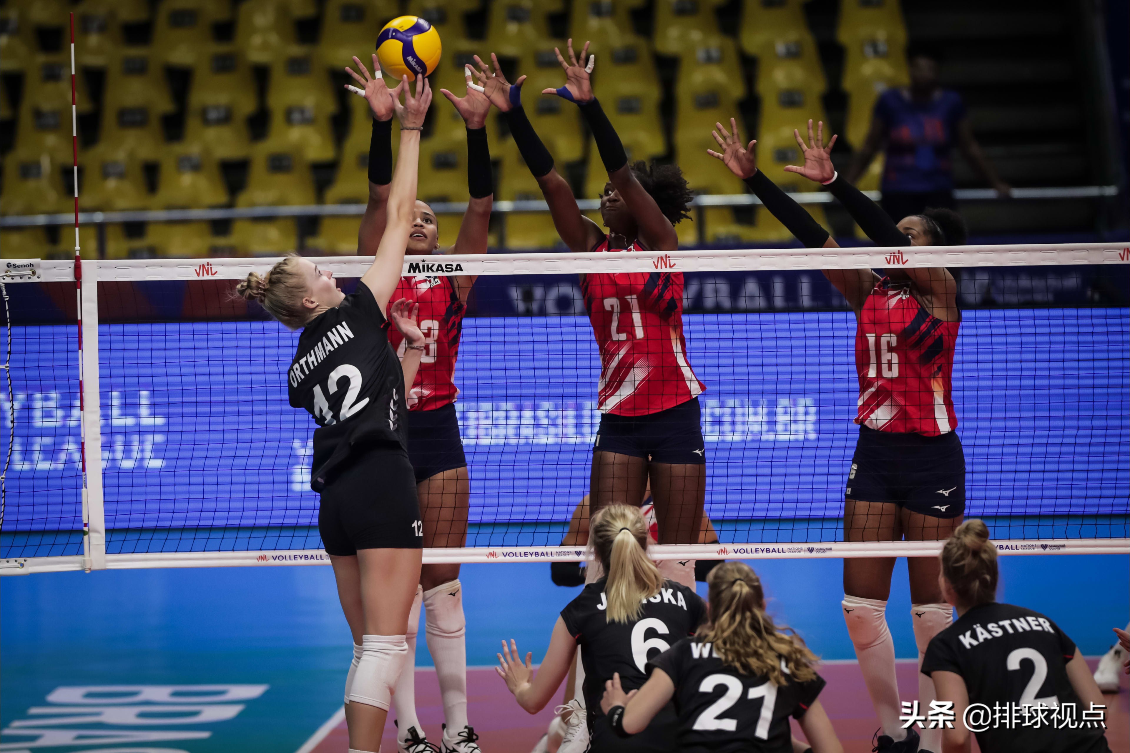 多米尼加女排3-1中国队,多米尼加女排技术统计