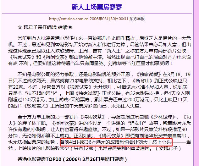 周星驰林子聪访谈,林子聪新片扑街