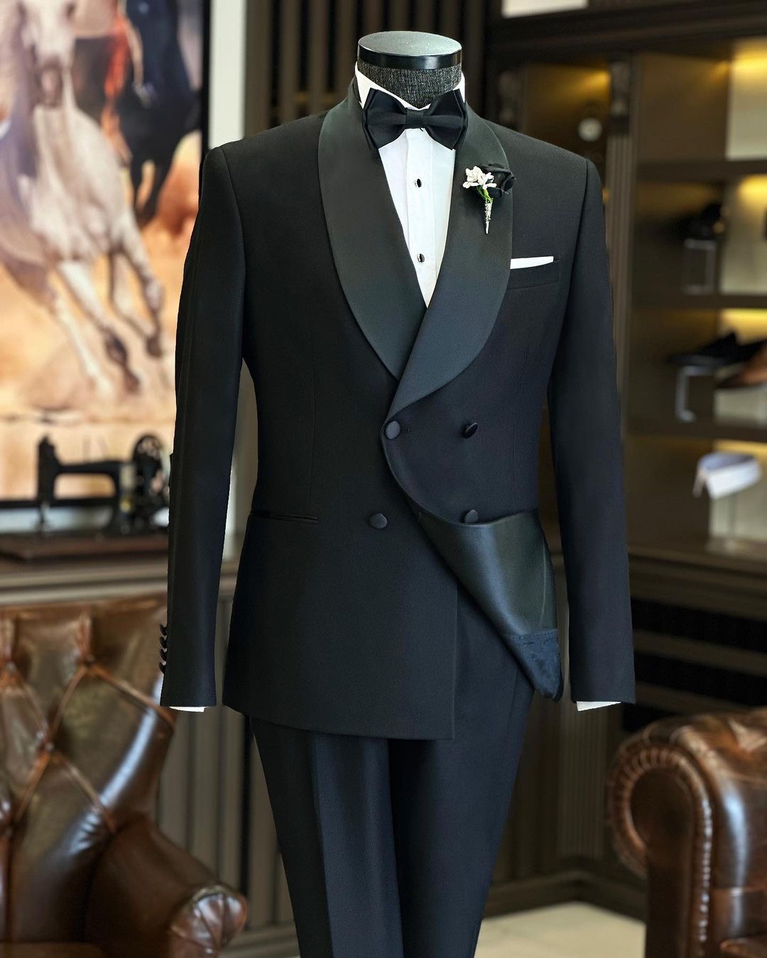 南充高级西服私人定制，聊聊黑色西装的魅力