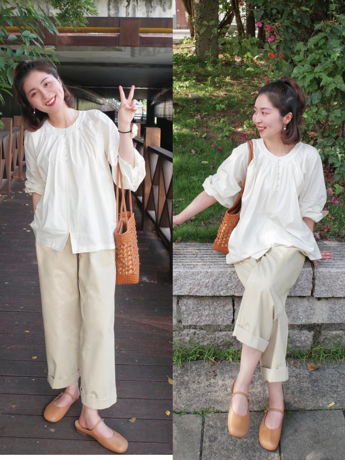 自己搭配的这套衣服特别显瘦减龄,今年流行的衣服休闲搭配30至40岁