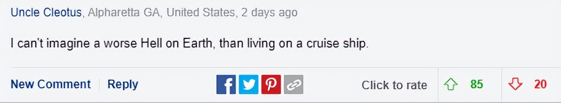 美国50岁夫妇辞职卖光家产，退休爽住游轮：比房贷便宜多了